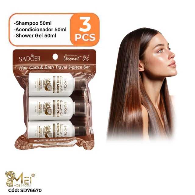 Set de Cuidado de Cabello 3pcs 50 ml