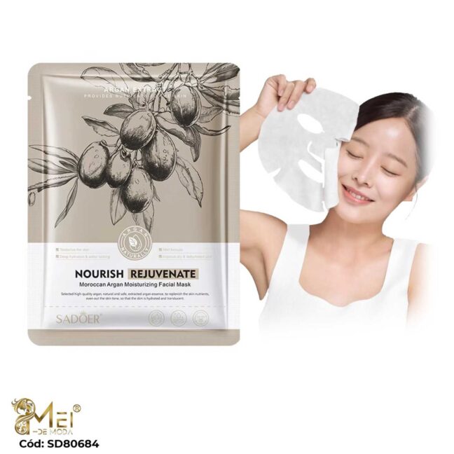 Mascarilla Facial Argán pack de 10 unidades