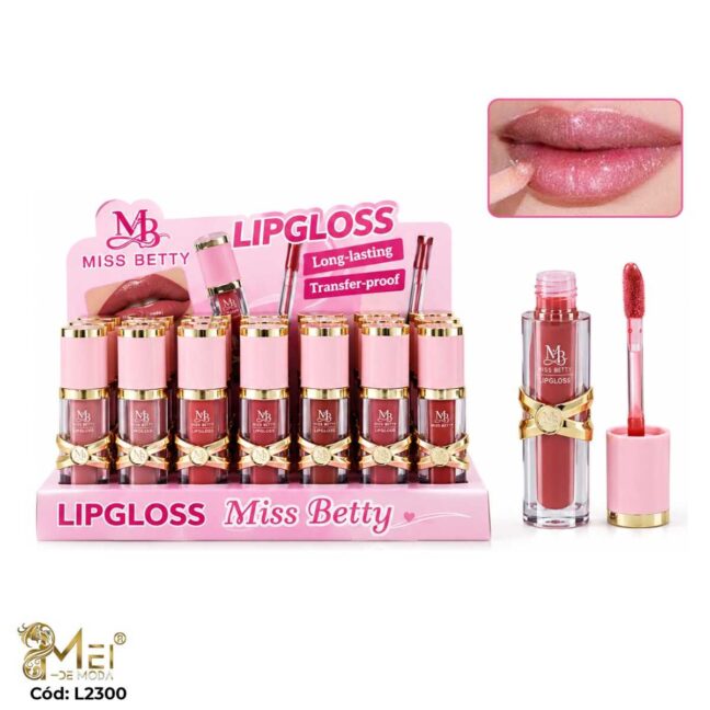 Lip Gloss 6 Colores 24 unidades