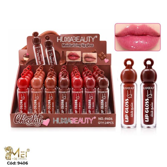 Lip Gloss 6 Colores  Chocolate Huxia Beauty