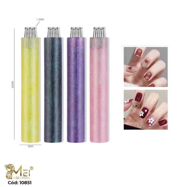 Puntero de Cinco Puntas para Nail Art (1.5 mm)