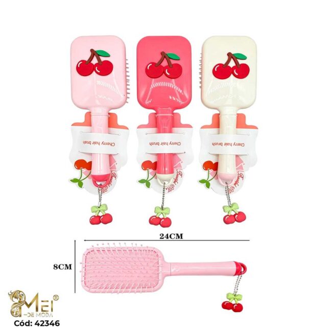 Cepillo de Pelo Antifrizz Cherry - Mei