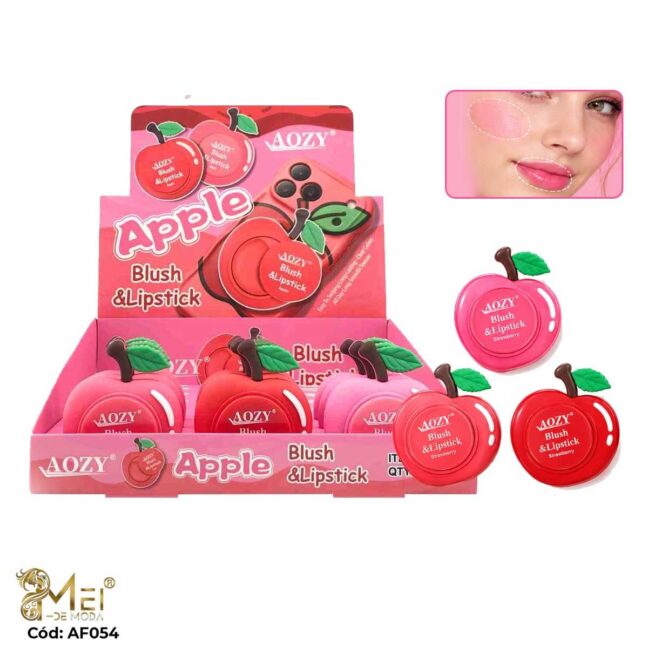 Set de Rubor y Labial  24 pcs