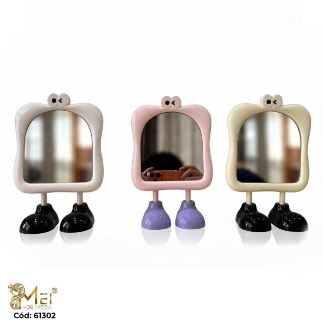 Espejo de mesa decorativo tierno