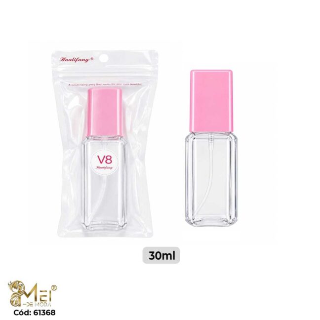 Botella Spray Cuadrada Recargable 30ml 12 PCS