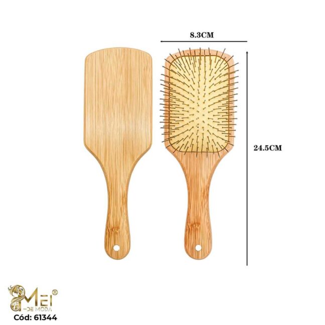 Cepillo de Pelo de Bambú Ecológico